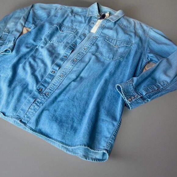 NWT Urban Outfitters Standard Western Men's Shirt S/M Snap-Button - Picture 2 of 8